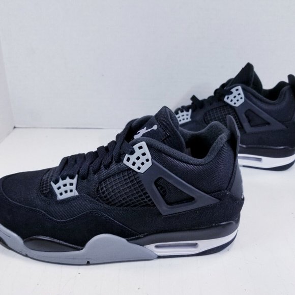 DH7138-006  Size 10 Jordan 4 Retro SE Black Canvas main image 3
